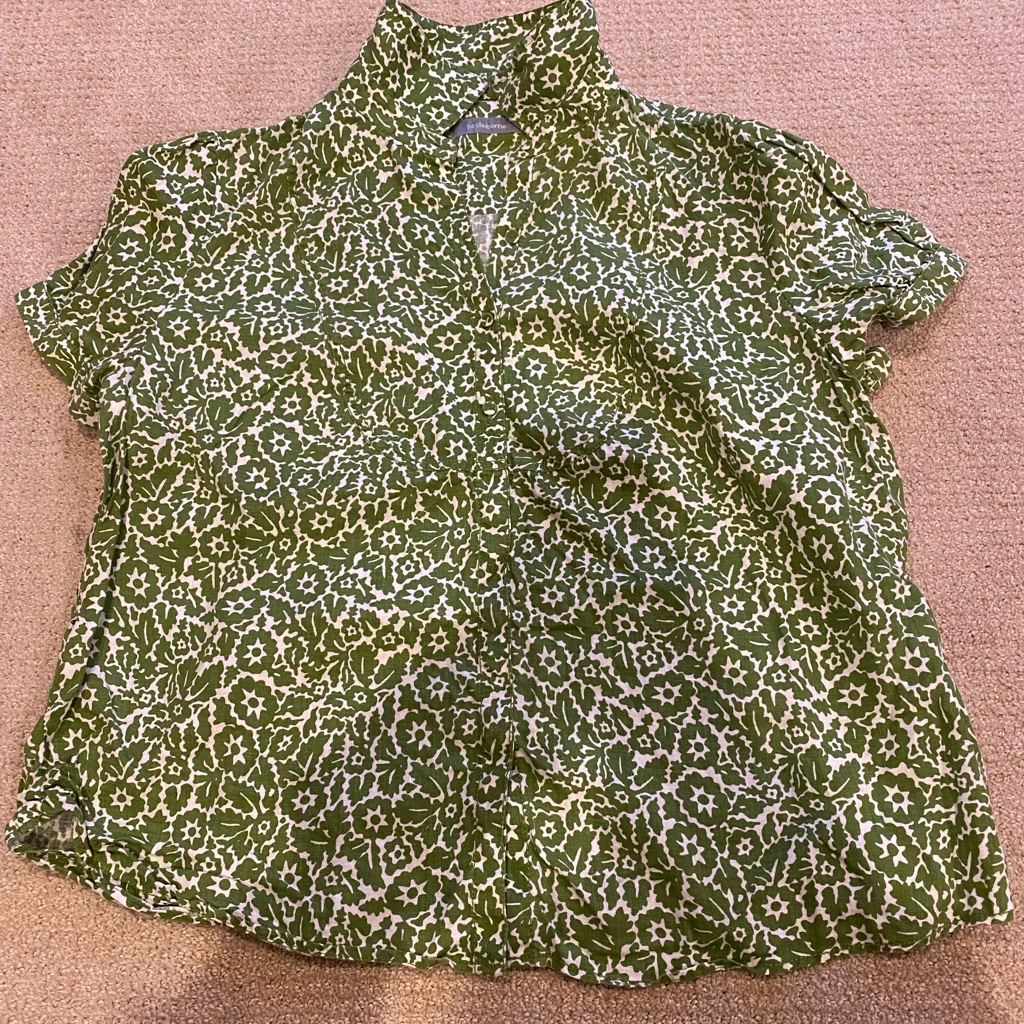Pattern Button Up Shirt